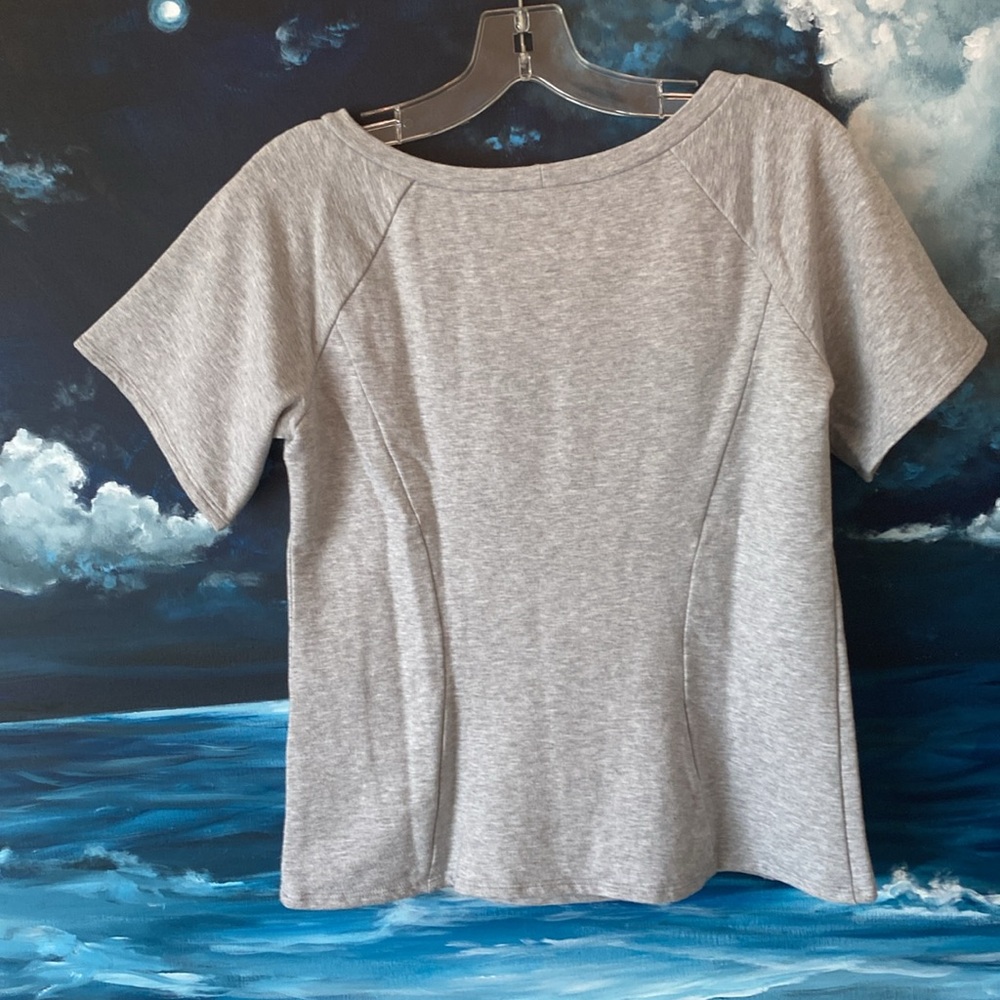 Emerson Fry Cozy Grey Top - Picture 3 of 5